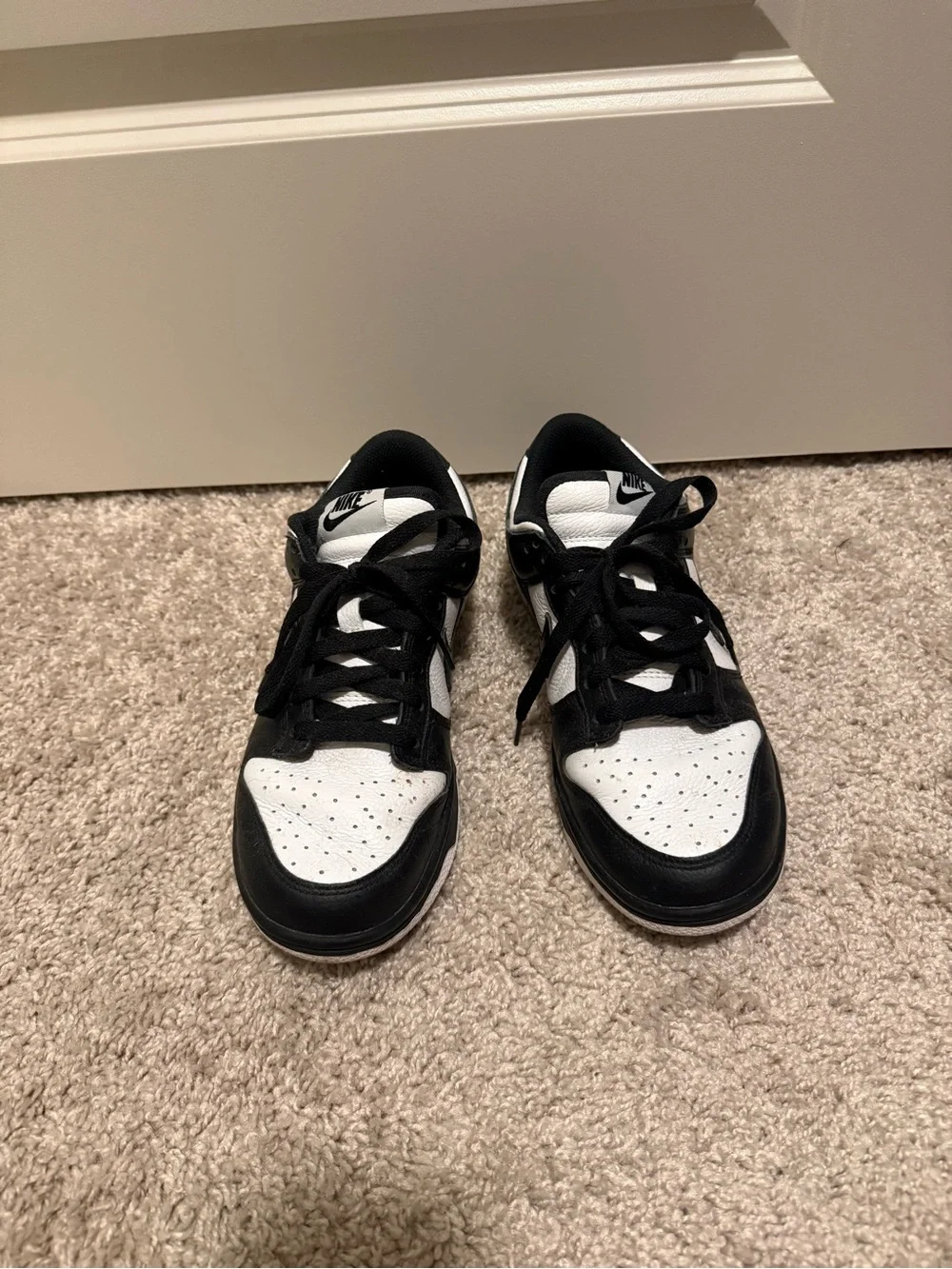 Nike Black and White Low-Top Sneakers